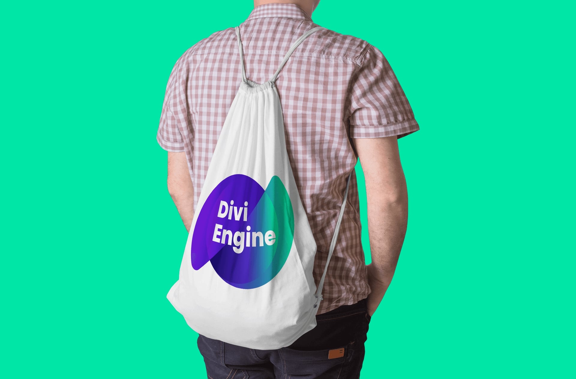 divi engine string bag (big logo) divi engine string bag (big logo)