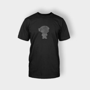 import placeholder for t shirt ninja silhouette